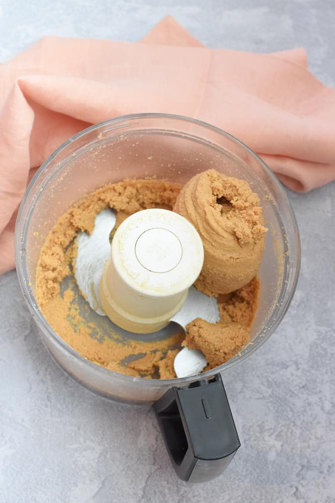 vanilla peanut butter in food processor process shot | Bucket List Tummy