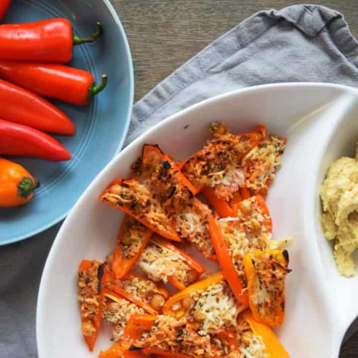 Chickpea Pepper Poppers