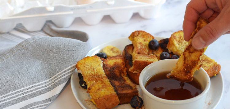 Baby French Toast Sticks High Protein And Great For Baby Led Weaning