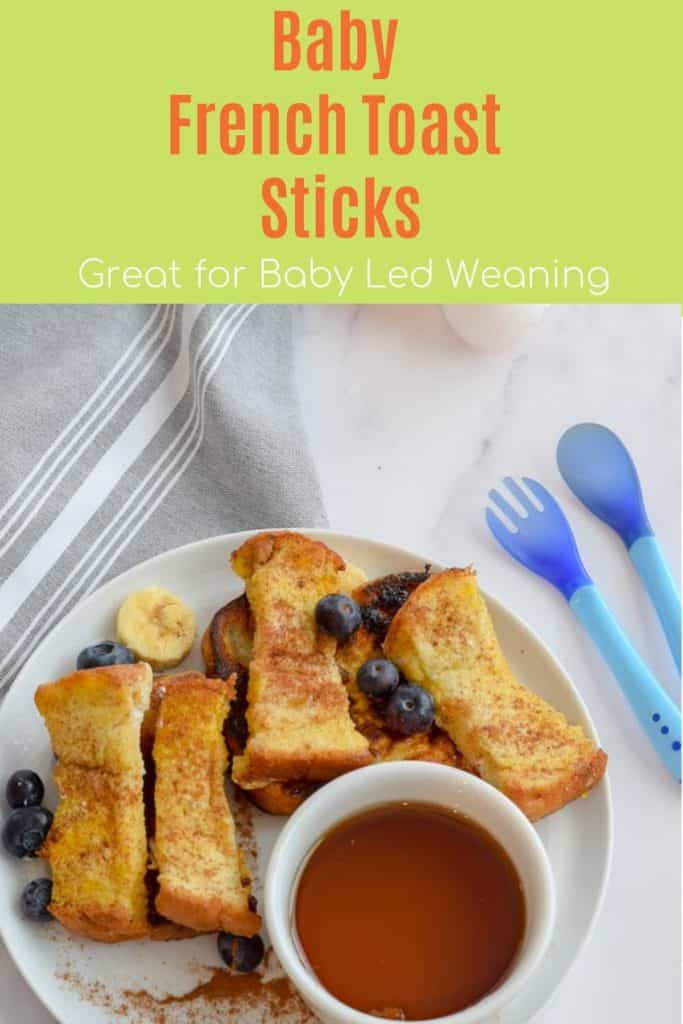 Baby French Toast Sticks High Protein And Great For Baby Led Weaning