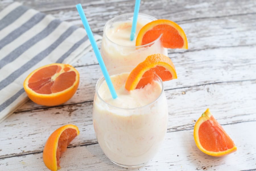 Orange Protein Smoothie, great for a post workout meal