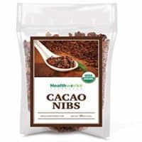 Healthworks Cacao/Cocoa Nibs Raw Organic (16 Ounces / 1 Pound) | Unsweetened Chocolate Substitute | Certified Organic | Keto, Vegan & Non-GMO | Antioxidant Superfood | Peruvian Bean/Nut Origin