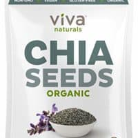 Viva Naturals Organic Raw Chia Seeds (2 LB)