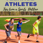 teenagers running on track with text overlay