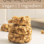 canva graphic for 3 ingredient banana oatmeal cookies