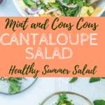 Mint cantaloupe salad recipe