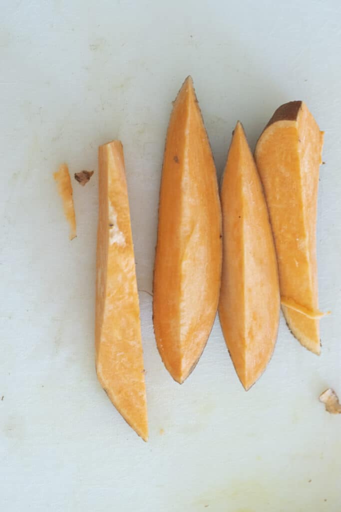 sweet potato wedges for baby led weaning