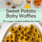 spinach sweet potato waffles