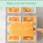 pineapple coconut popsicle in mold