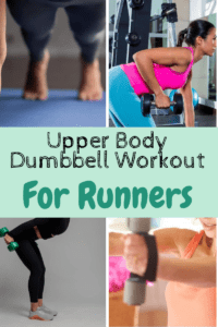 graphic for upper body workout for runners