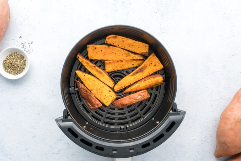 sweet potato wedges that are air fried