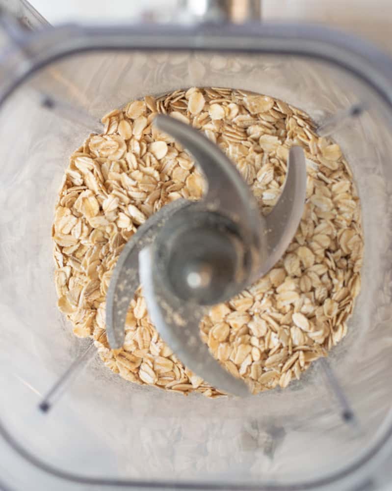oats in blender