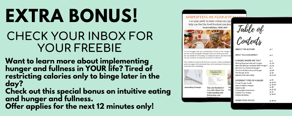 intuitive eating bonus
