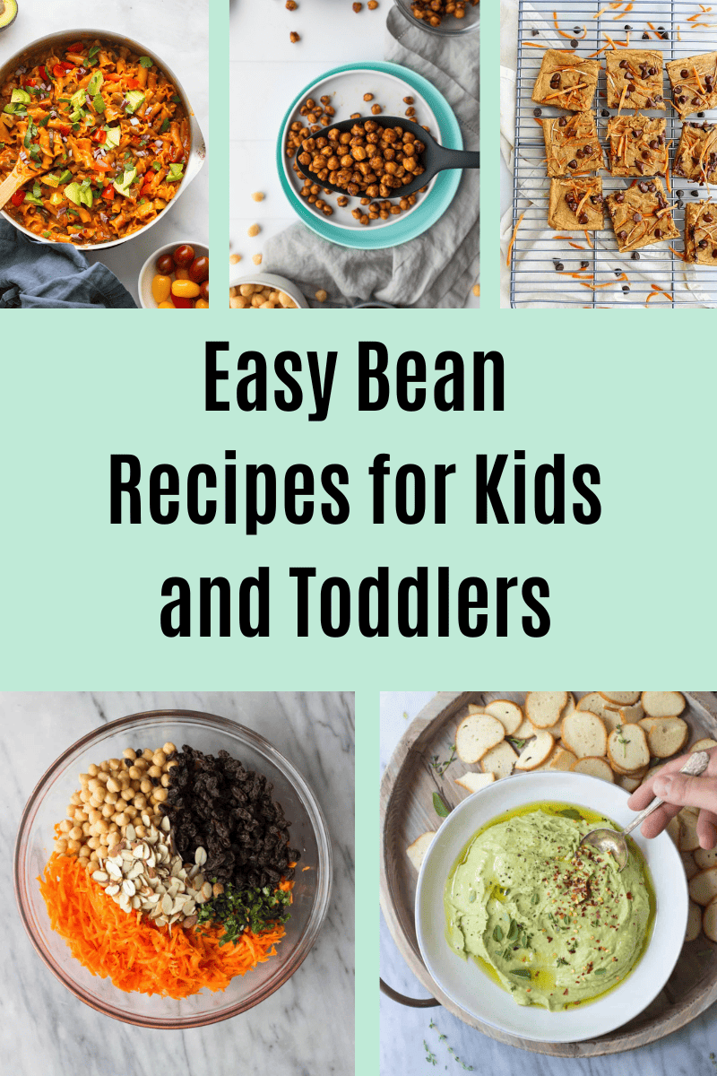 bean recipes for kids graphic