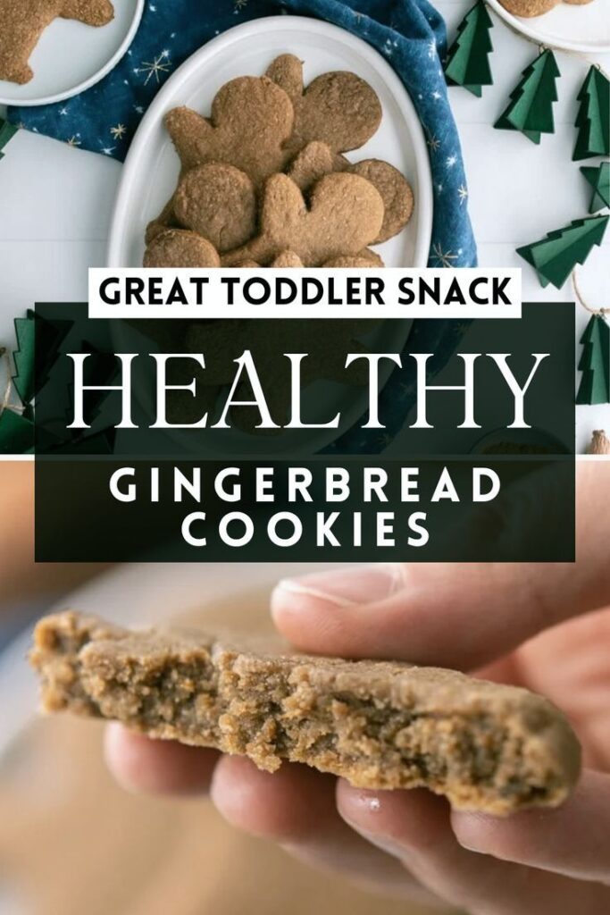 graphic for healthy gingerbread cookies