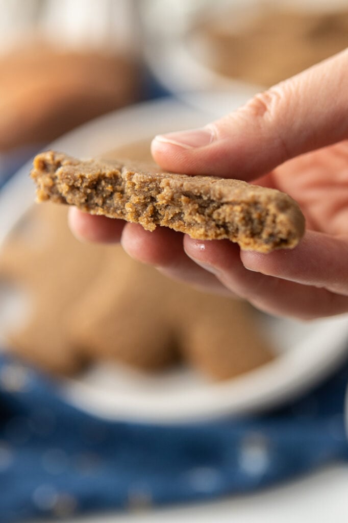 soft and chewy sweetpotato healthy gingerbread cookies