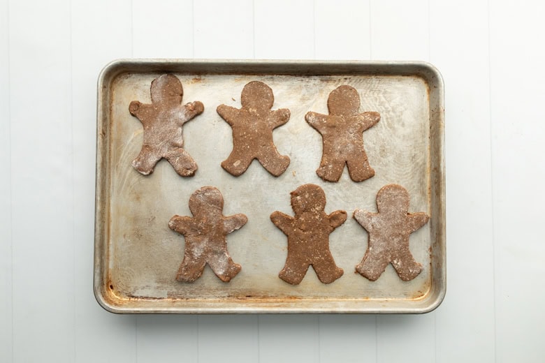 gingerbread dough before baking