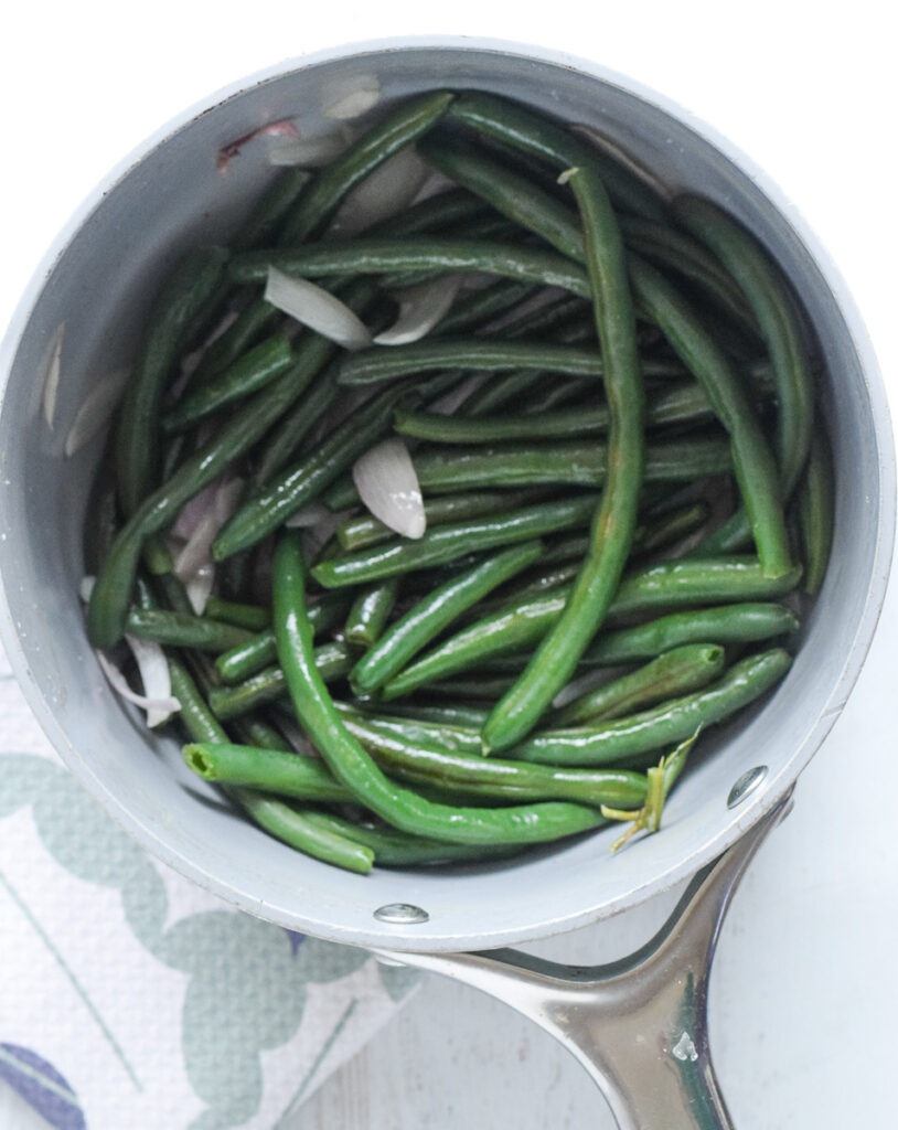 green beans with shallots