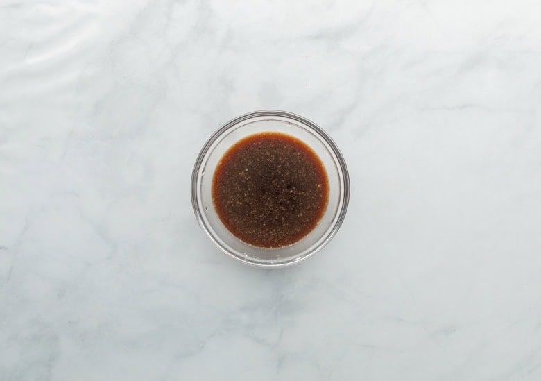 stir fry sauce mixed for pork and veggie stir fry